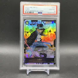 2023 One Piece Card Game Sabo (Manga Alt Art) OP04-083 PSA 10 - Image 1