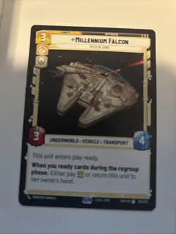Star Wars Unlimited Millennium Falcon Piece of Junk Legendary SWU SOR #193 - Image 1