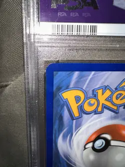 Pokemon 2023 Mew en Bulbasaur Illustration Rare Card 166/165 PSA 9 - Image 3