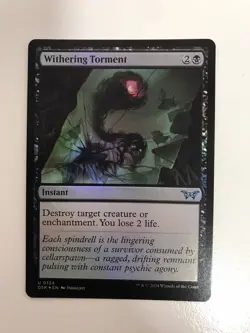 Withering Torment Foil MTG Magic the Gathering Card NM Near Mint DSK - Image 1