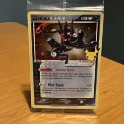 Sealed Pokemon Card - Greninja Gold Star SWSH144 Black Star Promo Celebrations - Image 1