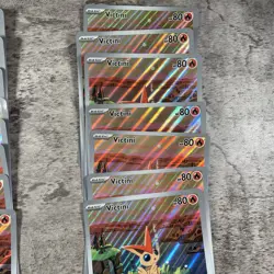 (15) Victini SVP208 JUMBO Pokemon Card Black Star Promo - Image 4
