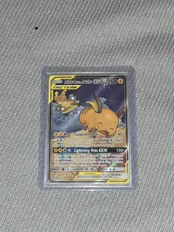Raichu and Alolan Raichu GX Tag Team Alternative Art Card 221/236 - Image 1
