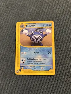 Pokemon TCG Expedition Base Set Poliwhirl E-Card 89/165 - Image 1