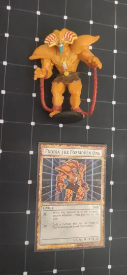 Yugioh Dungeon Dice Monsters Exodia the Forbbiden One Custom DDM figure card - Image 3