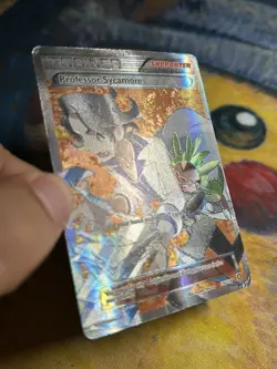 Professor Sycamore 114/114 XY Steam Siege Holo Ultra Rare Full Art Pokemon Card - Image 4