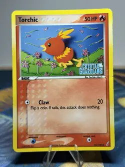 Torchic 65/100 Ex Crystal Guardians Reverse Holo Stamped Pokemon Card HP - Image 1
