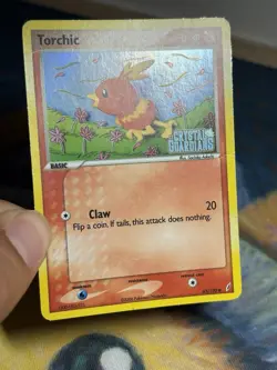 Torchic 65/100 Ex Crystal Guardians Reverse Holo Stamped Pokemon Card HP - Image 3
