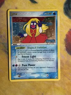 Jynx 28/115 Rare Reverse Holo Stamped Ex Unseen Forces Set Pokemon Card LP - Image 2