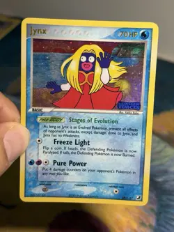 Jynx 28/115 Rare Reverse Holo Stamped Ex Unseen Forces Set Pokemon Card LP - Image 3