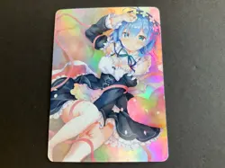 Goddess Story ACG Card - Rem- Anime Foil Waifu Bikini - READ - Image 1