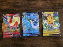 Pokemon Promo Card Set SWSH149 Flareon SWSH150 Vaporeon SWSH151 Jolteon NM - Image 1