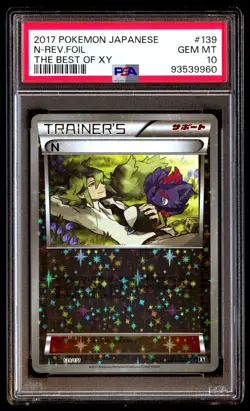 PSA 10 Gem Mint N 139/171 The Best of XY 2017 Reverse Holo Japanese Graded Card - Image 1