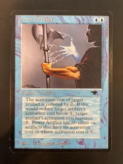 Power Artifact - Light Play - Antiquties - Mtg - Image 1