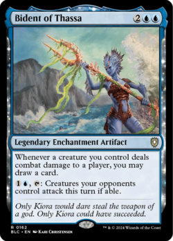 Bident of Thassa Commander: Bloomburrow Regular - Image 1