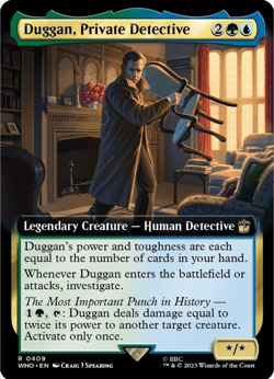 Duggan, Private Detective (Extended Art) Universes Beyond: Doctor Who Regular - Image 1