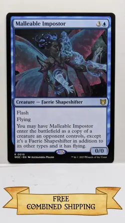 Malleable Impostor Commander: Wilds of Eldraine Regular - Image 1