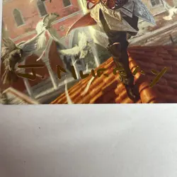 Ezio, Blade of Vengeance Art Card (Gold-Stamped Signature) Art Series: Creed - Image 2