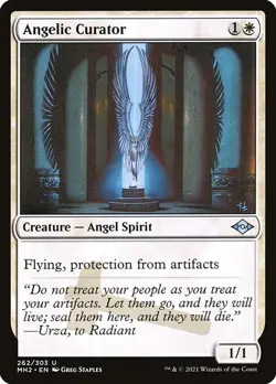 [MTG] Angelic Curator (262) (MH2) NM - Image 1