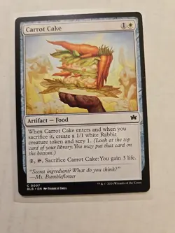 Carrot Cake - Bloomburrow - LP - MTG Magic - Common - Artifact - Image 1