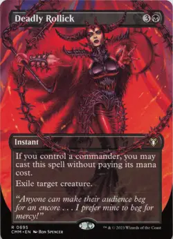 Deadly Rollick (Borderless) R Commander Masters 695 NM MTG - Image 1