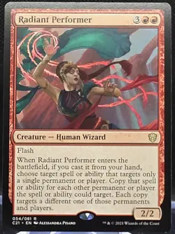 2x Radiant Performer #54 Commander 2021 Regular Rare - Image 1