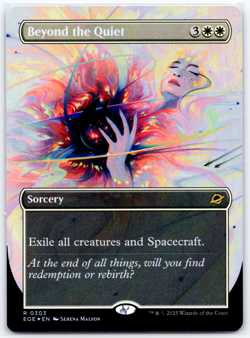 Edge of Eternities Beyond the Quiet 303 Borderless Foil Magic the Gathering - Image 1