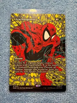 Magic MTG Arachnogenesis (Borderless) Marvel Universe Eternal-Legal Regular - Image 1