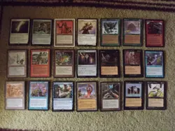 NM/MT Unlimited Psionic Blast + Yawgmoth's Bargain + Ice Age Brushland + MTG LOT - Image 1