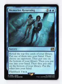 Memories Returning (Foil) 0063 (R) MTG Final Fantasy (FIN) (EN) - Image 1