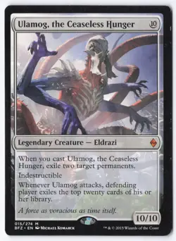Ulamog, the Ceaseless Hunger M Battle for Zendikar 15 LP - Image 1