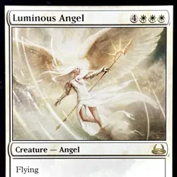Luminous Angel - Reg - MTG - Duel Decks: Divine vs Demonic - 12/62 - RARE ~ NM - Image 1