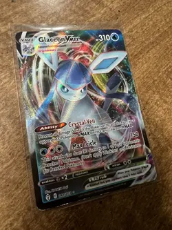 Pokemon Card TCG Glaceon VMAX Evolving Skies 041/203 Holo Ultra Rare Near Mint - Image 2