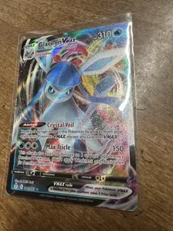 Pokemon Card TCG Glaceon VMAX Evolving Skies 041/203 Holo Ultra Rare Near Mint - Image 3