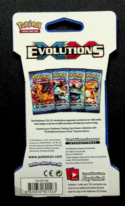 Pokemon TCG XY Evolutions x1 Sleeved English Booster Blister Pack New 10 Cards - Image 2