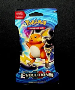Pokemon TCG XY Evolutions x1 Sleeved English Booster Blister Pack New 10 Cards - Image 3