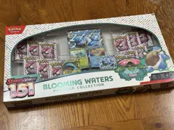 Pokemon TCG Scarlet & Violet 151 Blooming Waters Premium Collection Box - Image 1