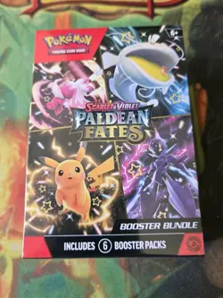 Pokemon TCG Scarlet & Violet Paldean Fates Booster Bundle - Image 1