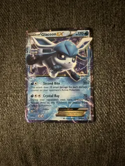 Pokemon TCG 🔥Glaceon EX 20/124 Ultra Rare NM .XY Fates Collide Near Mint - Image 2