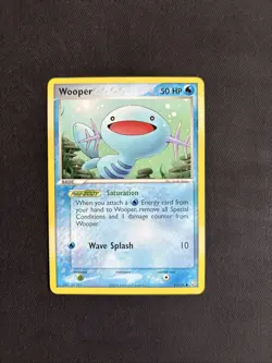 Pokemon TCG Wooper EX Team Rocket Returns 81/109 Regular Common Non Holo - LP+ - Image 1