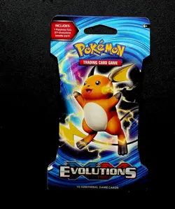 Pokemon TCG XY Evolutions x1 Sleeved English Booster Blister Pack New 10 Cards - Image 1