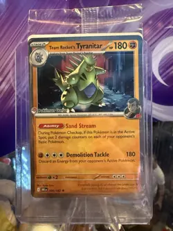 Sealed Pokemon Center Exclusive Promo Team Rocket’s Tyranitar 96/182 - Image 2