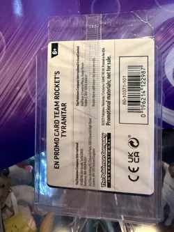 Sealed Pokemon Center Exclusive Promo Team Rocket’s Tyranitar 96/182 - Image 3