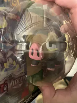 Pokemon Back-To-School "Lechonk w/ Boosters" 2-Pack Eraser Set SEALED - Image 2