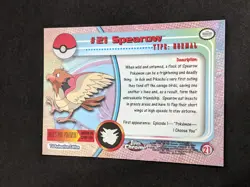Topps Chrome Pokemon Spearow Pokemon Topps Chrome Pokemon NM - Image 2