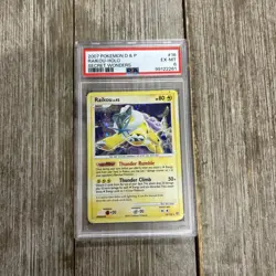 Graded PSA 6 2007 Pokemon D & P Raikou-Holo Secret Wonders #16 - Image 1