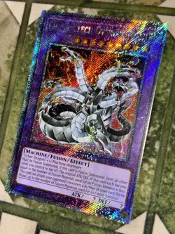 YuGiOh CHIMERATECH OVERDRAGON Platinum Secret Rare RA03 EN166 - Image 1
