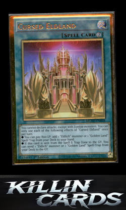 1st Edition Cursed Eldland MGED-EN048 Premium Gold Rare Maximum Gold: El Dorado - Image 1