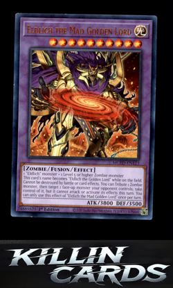 1st Edition Eldlich the Mad Golden Lord MGED-EN123 Rare Maximum Gold: El Dorado - Image 1