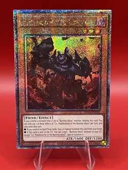 Cir, Malebranche of the Burning Abyss (Platinum Secret Rare) RA04-EN235 Quarter - Image 1